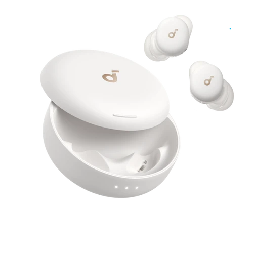 אוזניות ANC לשינה soundcore Sleep A30 בצבע לבן Anker Lunar 
