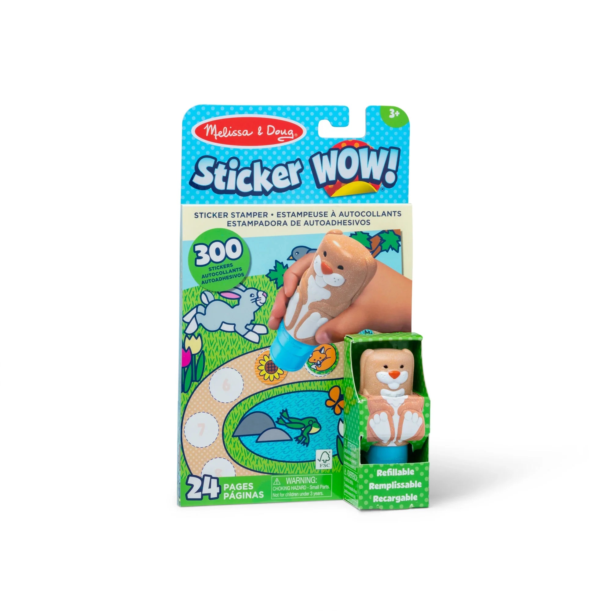 חוברת פעילות ומדבקות Sticker Wow ארנב מבית מליסה ודאג Melissa And Doug