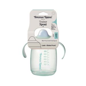 כוס שתייה עם פיה 240 מ"ל 6+ חודשים ירוק - Tommee Tippee Trainer Spout Cup