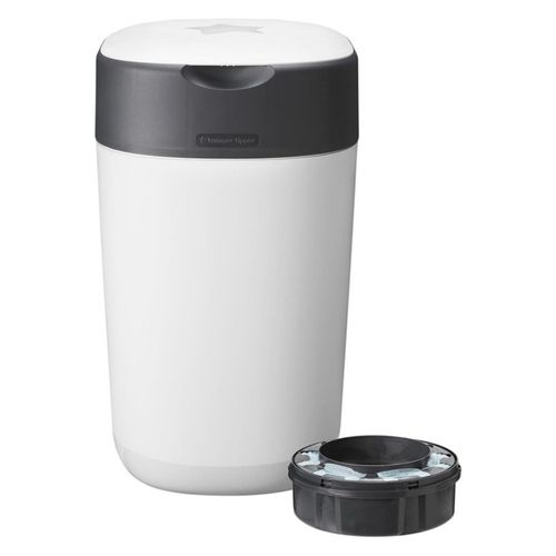 פח חיתולים לבן - Tommee Tippee Twist & Click Advanced Nappy Bin