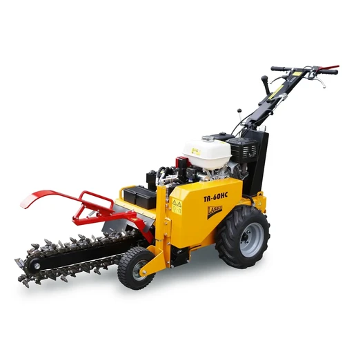 טרנצ'ר מתעל מקצועי LASKI TR60/13HC עם מנוע בנזין Honda GX390 בהספק 13 כ