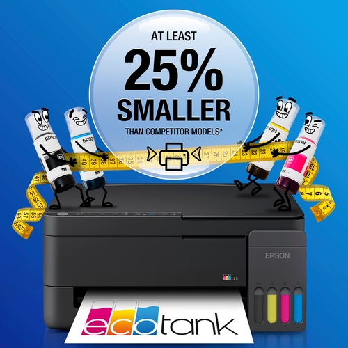 מדפסת בקבוקים Epson EcoTank L3350 משולבת ללא פקס (צבע שחור)