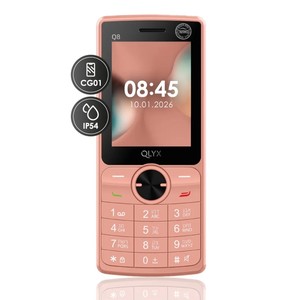 מכשיר סלולר QLYX Q8 דור 4 כשר - צבע אפרסק