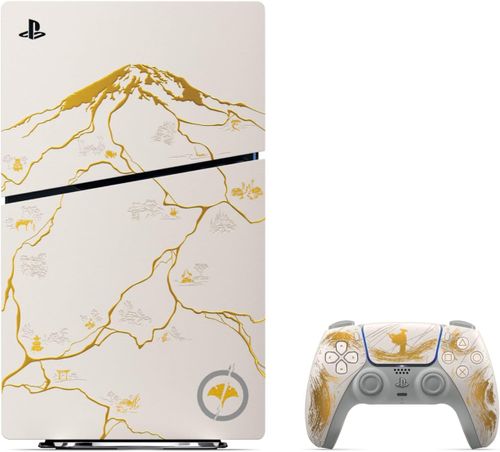 PlayStation 5 Slim Ghost of Yotei Gold Limited Edition Bundle  ישפאר 