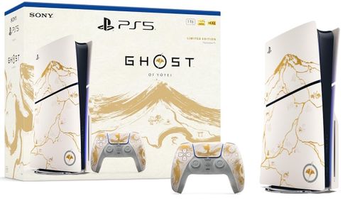 PlayStation 5 Slim Ghost of Yotei Gold Limited Edition Bundle  ישפאר 