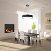 תלוי עגול שחור RING 75W אור חם