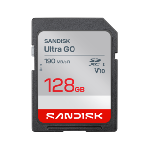 כרטיס זיכרון SanDisk Ultra GO SDXC 128GB עד 190MB/s