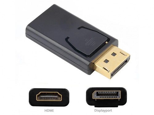מתאם DisplayPort זכר ל־HDMI נקבה CMP-ADAP571 (אודיו, 1080P@60Hz)