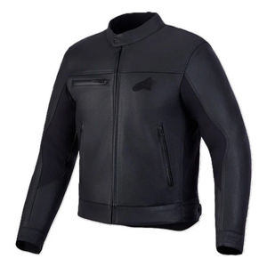 מעיל רכיבה עור אלפינסטארס מאבר X שחור – ALPINESTARS MAVER-X LEATHER
