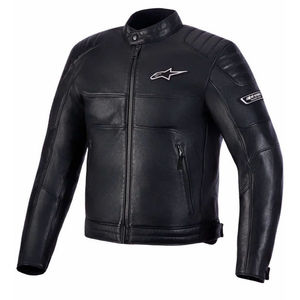 מעיל רכיבה עור אלפינסטארס רברן שחור – ALPINESTARS REVERN LEATHER