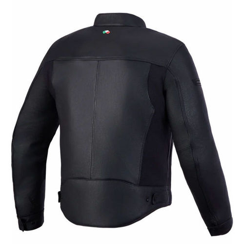 מעיל רכיבה עור אלפינסטארס רברן שחור – ALPINESTARS REVERN LEATHER