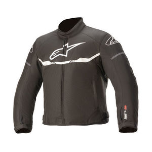 מעיל רכיבה לילדים ונוער Alpinestars T-SP S Youth Waterproof שחור/לבן