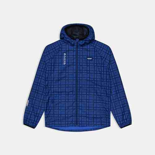 מעיל ריצה Checker pace jacket Blue checker