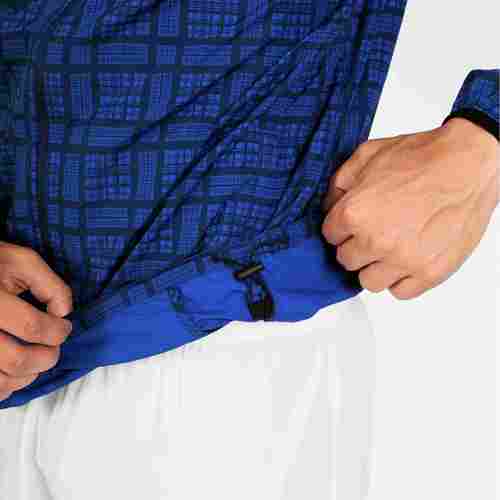 מעיל ריצה Checker pace jacket Blue checker