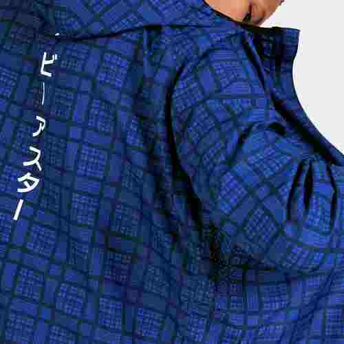 מעיל ריצה Checker pace jacket Blue checker