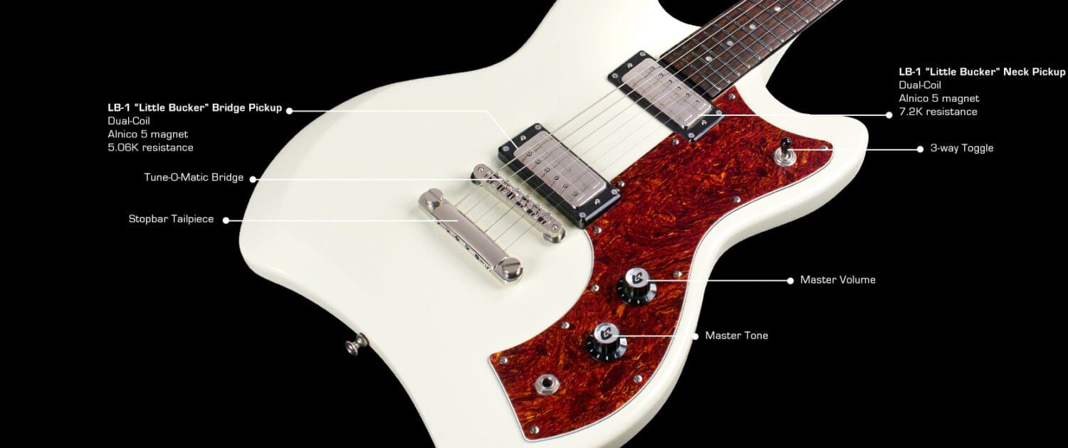 guild jetstar vintage white