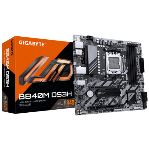 לוח אם | Gigabyte B840M DS3H for AMD | AM5 Cpu | DDR5 | HDMI