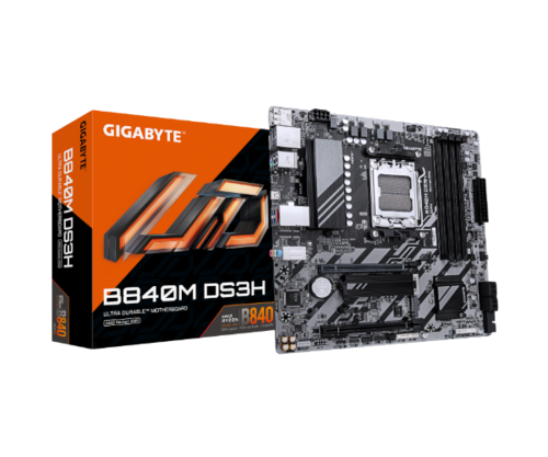 לוח אם | Gigabyte B840M DS3H for AMD | AM5 Cpu | DDR5 | HDMI