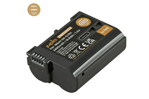 סוללת ליתיום Jupio EN-EL15C *ULTRA* (USB-C input) 2400mAh