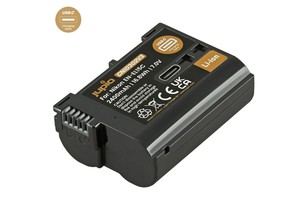 סוללת ליתיום Jupio EN-EL15C *ULTRA* (USB-C input) 2400mAh