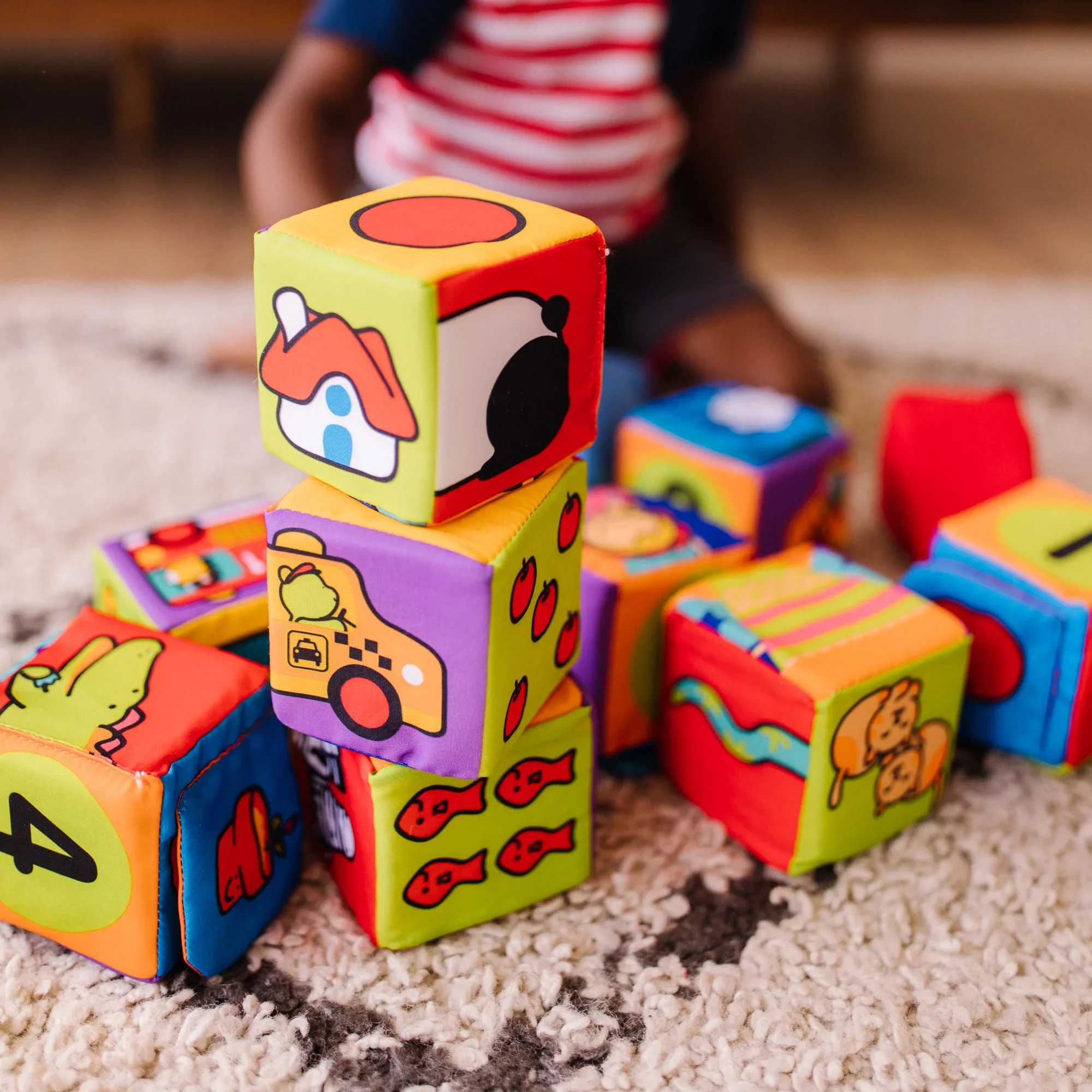 קוביות רכות לבנייה והתאמה מבית מליסה ודאג Melissa And Doug