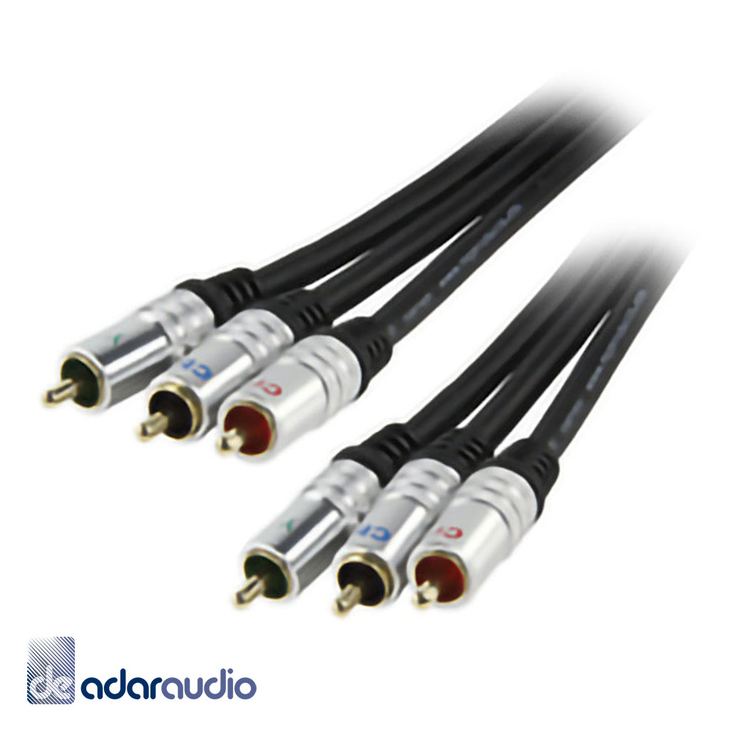 כבל 3xRCA COMPONENT VIDEO איכותי 1.5 מטר