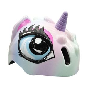 קסדה חד קרן  LED  ורוד   - Unicorn Helmet Grow LED Pink Size S