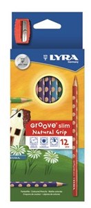 עפרונות צבעוניים LYRA 1/12 + מחדד