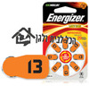 8 סוללות למכשיר שמיעה סוללה Energizer 13 אנרג׳ייזר