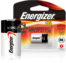 סוללת ליתיום Energizer - CR2 אנרג׳ייזר