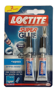 סופר גלו זוגי – לוקטייט Loctite  יעקבי