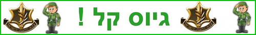 באנר להדפסה אישית למסיבת גיוס