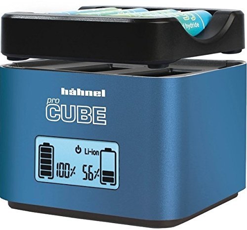 מטען אוניברסלי 2 Hahnel Pro CUBE לסוללות FujiFilm ו Panasonic