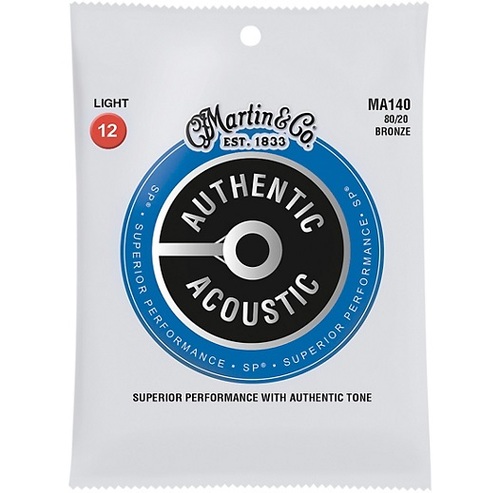 סט מיתרים 0.12 לגיטרה אקוסטית MARTIN AUTHENTIC SP MA140