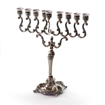 חנוכיה מוכספת 26 סמ X3048