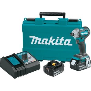 אמפקט 18V ללא פחמים DTD153RME  כולל 2 סוללות 4AH ומטען מהיר במזוודה