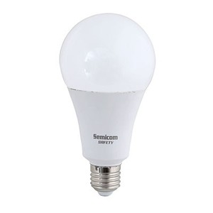 נורת לד אור צהוב SEMICOM SAFETY E27 A80 WW 25W סמיקום