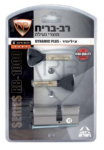 צילינדר לדלת DYNAMIC PLUS לדלת פלדלת - רב בריח (לשון)