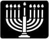 שבלונה חנוכיה /אפונה
