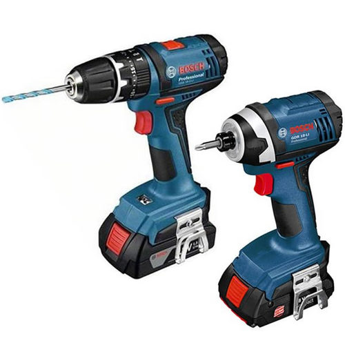 סט 18V אימפקט+מקדחה סוללות 1.5AH+ביטים