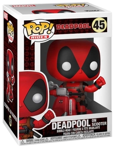 בובת פופ מארוול: דדפול - דדפול על קטנוע - Funko POP! Marvel: Deadpool - Deadpool on Scooter #45