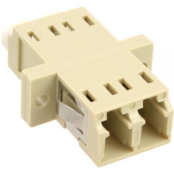 מתאם LC/UPC MM דופלקס נ-נ לפאנל, אפור