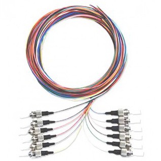 סט פיגטייל אופטי לריתוך 12 צבעים ST SM 1M