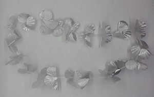 שרשרת הוואי כסף 6 יח'		