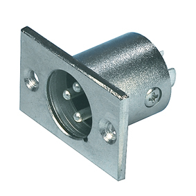 תקע XLR להרכבה על פנל