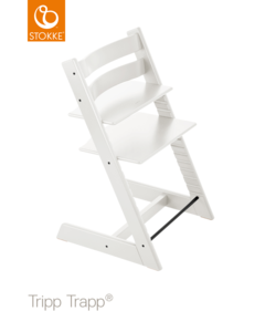 כיסא אוכל "סטוקי" רב שלבי טריפ טראפ Tripp Trapp- לבן