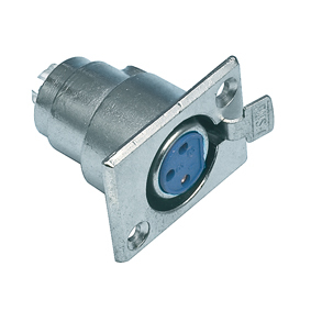 שקע XLR להרכבה על פנל