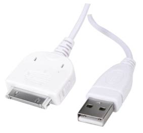 כבל USB2.0 להטענה וסנכרון ל-iPhone, iPad, iPod באורך 1 מטר
