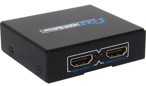 מפצל HDMI V1.4 מוגבר ל-2 מסכים בו זמנית, תומך 4Kx2K + 3D