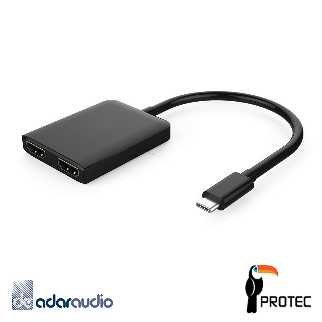 מפצל DP1.2a ל-2 מסכים בו זמנית, תומך 4Kx2K@60Hz + HDCP1.3